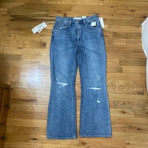 Aritzia Twiggy High Rise Flare Denim Forum